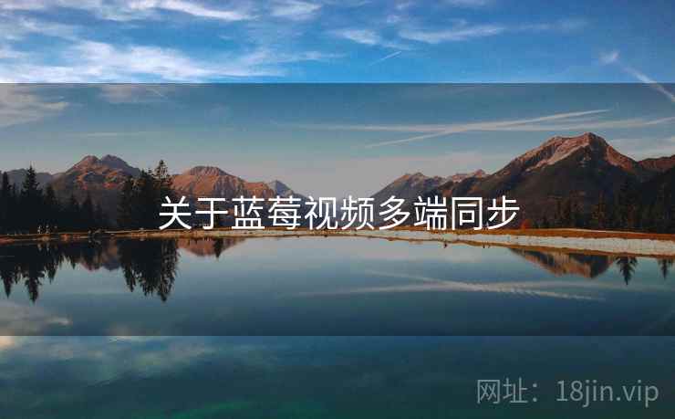 关于蓝莓视频多端同步