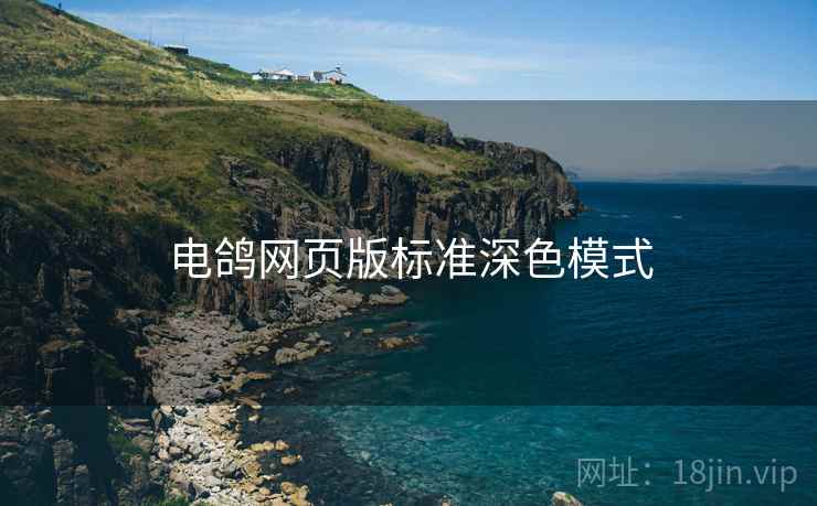 电鸽网页版标准深色模式