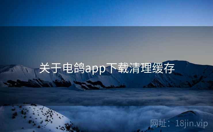 关于电鸽app下载清理缓存