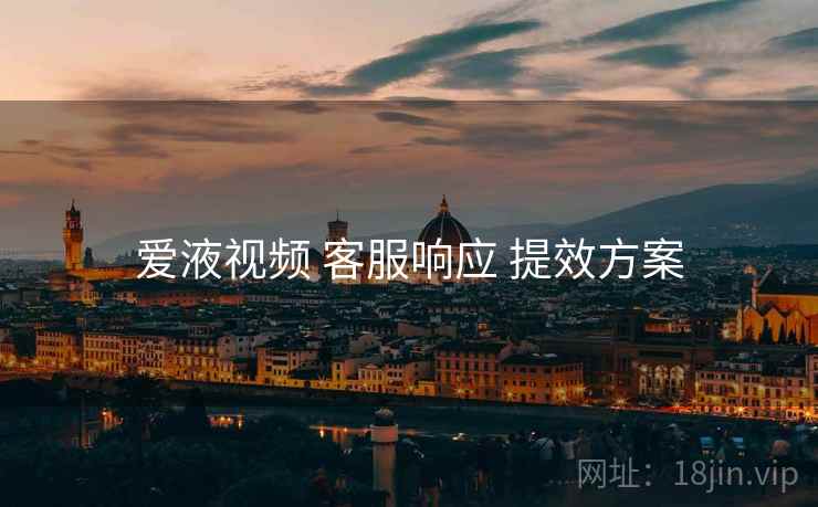 爱液视频 客服响应 提效方案