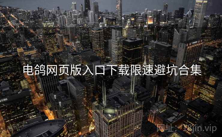 电鸽网页版入口下载限速避坑合集
